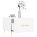sofaborde 2 stk. 50x50x40 cm konstrueret træ hvid