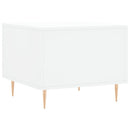 sofaborde 2 stk. 50x50x40 cm konstrueret træ hvid