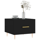 sofabord 50x50x40 cm konstrueret træ sort