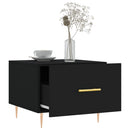 sofabord 50x50x40 cm konstrueret træ sort
