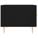 sofabord 50x50x40 cm konstrueret træ sort