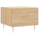 sofaborde 2 stk. 50x50x40 cm konstrueret træ sonoma-eg