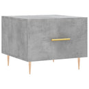 sofabord 50x50x40 cm konstrueret træ betongrå