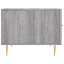 sofabord 50x50x40 cm konstrueret træ grå sonoma-eg