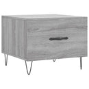 sofaborde 2 stk. 50x50x40 cm konstrueret træ grå sonoma-eg