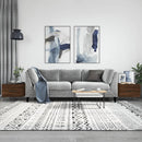 sofaborde 2 stk. 50x50x40 cm konstrueret træ brun egetræsfarve