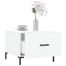 sofaborde 2 stk. 50x50x40 cm konstrueret træ hvid