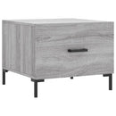 sofaborde 2 stk. 50x50x40 cm konstrueret træ grå sonoma-eg