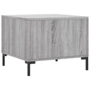 sofaborde 2 stk. 50x50x40 cm konstrueret træ grå sonoma-eg