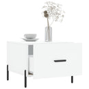 sofaborde 2 stk. 50x50x40 cm konstrueret træ hvid