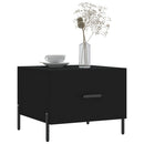 sofabord 50x50x40 cm konstrueret træ sort