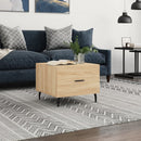 sofabord 50x50x40 cm konstrueret træ sonoma egetræsfarve