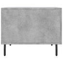 sofabord 50x50x40 cm konstrueret træ betongrå