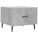 sofaborde 2 stk. 50x50x40 cm konstrueret træ betongrå