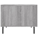 sofabord 50x50x40 cm konstrueret træ grå sonoma-eg