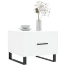 sofaborde 2 stk. 50x50x40 cm konstrueret træ hvid