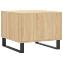 sofaborde 2 stk. 50x50x40 cm konstrueret træ sonoma-eg