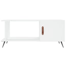 sofabord 90x50x40 cm konstrueret træ hvid