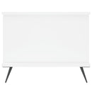 sofabord 90x50x40 cm konstrueret træ hvid
