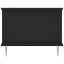 sofabord 90x50x40 cm konstrueret træ sort