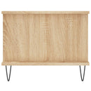 sofabord 90x50x40 cm konstrueret træ sonoma-eg