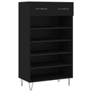 skoreol 60x35x105 cm konstrueret træ sort