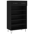skoreol 60x35x105 cm konstrueret træ sort