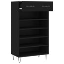 skoreol 60x35x105 cm konstrueret træ sort