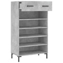 skoreol 60x35x105 cm konstrueret træ betongrå