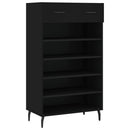 skoreol 60x35x105 cm konstrueret træ sort