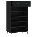 skoreol 60x35x105 cm konstrueret træ sort