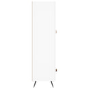 skab 69,5x31x115 cm konstrueret træ hvid