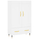 skab 69,5x31x115 cm konstrueret træ hvid