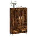 skab 69,5x31x115 cm konstrueret træ røget sonoma-eg