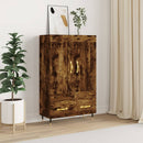 skab 69,5x31x115 cm konstrueret træ røget sonoma-eg