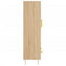 skab 69,5x31x115 cm konstrueret træ sonoma-eg