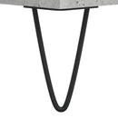 skab 69,5x31x115 cm konstrueret træ betongrå