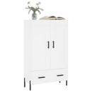 skab 69,5x31x115 cm konstrueret træ hvid
