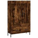 skab 69,5x31x115 cm konstrueret træ røget sonoma-eg