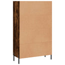 skab 69,5x31x115 cm konstrueret træ røget sonoma-eg