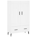 skab 69,5x31x115 cm konstrueret træ hvid