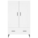 skab 69,5x31x115 cm konstrueret træ hvid