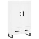 skab 69,5x31x115 cm konstrueret træ hvid