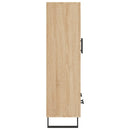 skab 69,5x31x115 cm konstrueret træ sonoma-eg
