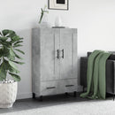 skab 69,5x31x115 cm konstrueret træ betongrå