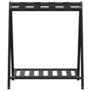 kuffertbænk 68x38x58 cm bambus sort