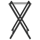 kuffertbænk 68,5x38x58 cm bambus sort