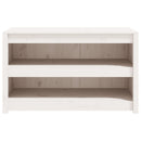 udendørs køkkenskab MEPPEL 106x55x64 cm massivt fyrretræ hvid
