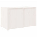 udendørs køkkenskab MEPPEL 106x55x64 cm massivt fyrretræ hvid