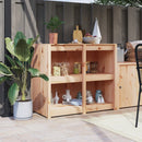 udendørs køkkenskab MEPPEL 106x55x92 cm massivt fyrretræ